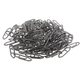 Maxbell 4x100Pcs Carbon Steel Fishing Snap Hook Connector Hooked Snap Tackle 2.4x0.6cm