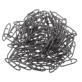 Maxbell 3x100Pcs Carbon Steel Fishing Snap Hook Connector Hooked Snap Tackle 2.4x0.6cm