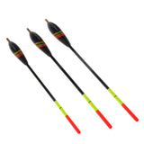 Maxbell Maxbell 3pcs Mixed Size Vertical Fishing Float Fishing Bait Indicator w/ Copper Head