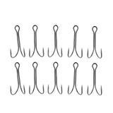 Maxbell 4x10pcs Dual Double Fishing Hooks High Carbon Steel Frog Toad Lure Hook 2-0