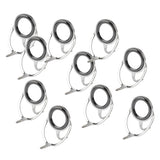 Maxbell 20pcs Ceramic Ring  Fishing Rod Guide Free Stainless Steel Frame