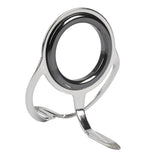 Maxbell 20pcs Ceramic Ring  Fishing Rod Guide Free Stainless Steel Frame