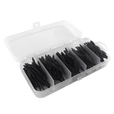 Maxbell 4x150pcs Artificial Soft Earthworm Fishing Bait Worm Lure Maggot Bait Black