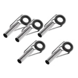 Maxbell 2x5pcs Casting Fishing Rod Guide Ring Tip Top Fitting Rod Building Part 0.55cm