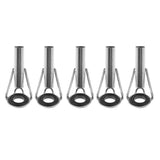Maxbell 3x5pcs Casting Fishing Rod Guide Ring Tip Top Fitting Rod Building Part 0.55cm