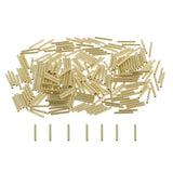 Maxbell 4x200pcs Single Barrel Crimping Sleeves Copper Tube Inside Diameter 1.0mm