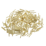 Maxbell 3x200pcs Single Barrel Crimping Sleeves Copper Tube Inside Diameter 1.0mm