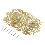 Maxbell 3x200pcs Single Barrel Crimping Sleeves Copper Tube Inside Diameter 1.0mm