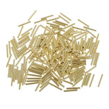 Maxbell 3x200pcs Single Barrel Crimping Sleeves Copper Tube Inside Diameter 1.0mm