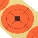 Maxbell Maxbell 120pcs Shooting Paper Target Florescent Orange Self adhesive Target Stickers