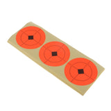Maxbell Maxbell 120pcs Shooting Paper Target Florescent Orange Self adhesive Target Stickers