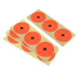 Maxbell Maxbell 120pcs Shooting Paper Target Florescent Orange Self adhesive Target Stickers