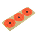 Maxbell Maxbell 120pcs Shooting Paper Target Florescent Orange Self adhesive Target Stickers