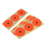 Maxbell Maxbell 120pcs Shooting Paper Target Florescent Orange Self adhesive Target Stickers