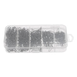 Maxbell Maxbell 150pcs Stainless Steel Rolling Swivel with Coast Lock Snaps Fishing Lure Hook Line Connectors 1# 2# 4# 6# 8#