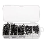Maxbell Maxbell 150pcs Stainless Steel Rolling Swivel with Coast Lock Snaps Fishing Lure Hook Line Connectors 1# 2# 4# 6# 8#