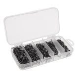 Maxbell Maxbell 290Pcs High Strength Rolling Swivel with Safety Snaps Fishing Line Hook Connectors 2# 4# 6# 8# 10#