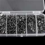 Maxbell Maxbell 290Pcs High Strength Rolling Swivel with Safety Snaps Fishing Line Hook Connectors 2# 4# 6# 8# 10#