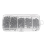 Maxbell Maxbell 290Pcs High Strength Rolling Swivel with Safety Snaps Fishing Line Hook Connectors 2# 4# 6# 8# 10#