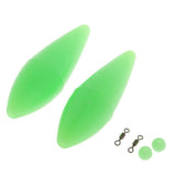 Maxbell 3x2pcs Bombarda Floats Carp Coarse Trout Bass Sea Lure Fishing Tackle 9.5g