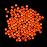Maxbell 2x150pcs Plastic Round Fishing Bead Lure Sea Fishing Rigs Lure Bait Orange 4mm