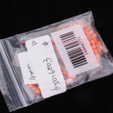 Maxbell 2x150pcs Plastic Round Fishing Bead Lure Sea Fishing Rigs Lure Bait Orange 4mm