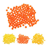 Maxbell 4x150pcs Plastic Round Fishing Bead Lure Sea Fishing Rigs Lure Bait Orange 4mm