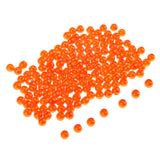 Maxbell 4x150pcs Plastic Round Fishing Bead Lure Sea Fishing Rigs Lure Bait Orange 4mm