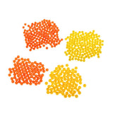 Maxbell 2x150pcs Plastic Round Fishing Bead Lure Sea Fishing Rigs Lure Bait Orange 4mm