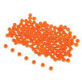 Maxbell 3x150pcs Plastic Round Fishing Bead Lure Sea Fishing Rigs Lure Bait Orange 4mm
