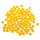 Maxbell 2x60 Pieces Carp Lure Fishing Beads Round Floating Fishing Beads Golden