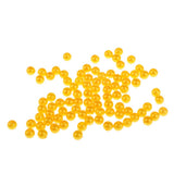 Maxbell 3x60 Pieces Carp Lure Fishing Beads Round Floating Fishing Beads Golden