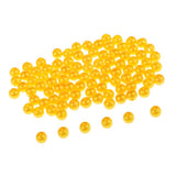 Maxbell 3x60 Pieces Carp Lure Fishing Beads Round Floating Fishing Beads Golden