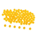 Maxbell 4x60 Pieces Carp Lure Fishing Beads Round Floating Fishing Beads Golden