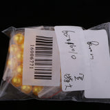 Maxbell 3x60 Pieces Carp Lure Fishing Beads Round Floating Fishing Beads Golden