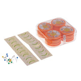 Maxbell Maxbell 8pcs Durable Plastic Fishing Round Reels Bobbins Spools Hook Line Rig Trace Storage