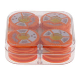 Maxbell Maxbell 8pcs Durable Plastic Fishing Round Reels Bobbins Spools Hook Line Rig Trace Storage