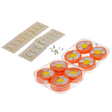 Maxbell Maxbell 8pcs Durable Plastic Fishing Round Reels Bobbins Spools Hook Line Rig Trace Storage