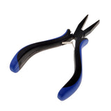 Maxbell Maxbell Stainless Steel Fishing Jewelry Flat Nose Pliers Hook Detacher Wire Cutter with Blue Rubber Handle