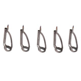 Maxbell Maxbell 5pcs Sturdy Fishing Rod Tip Rings Rod Replacement Guides DIY Pole Repair Kit Reel Care Accessories