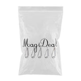 Maxbell Maxbell 5 Pieces Fishing Rod Guide Set Rod Building Repair Hard Corrosion resistance Rod Guides Ring Tip Hooks