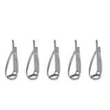 Maxbell 5pcs 3.4mm Fishing Rod Guides Stainless Steel & SIC Tip Tops Line Rings Repair Kit - Aladdin Shoppers