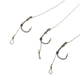 Maxbell 4x5pcs Ready Tied Carp Fishing Rigs Hair Rigs Bait Needle Boilie Stopper 002