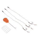 Maxbell 3x5pcs Ready Tied Carp Fishing Rigs Hair Rigs Bait Needle Boilie Stopper 002