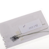 Maxbell 3x5pcs Ready Tied Carp Fishing Rigs Hair Rigs Bait Needle Boilie Stopper 002