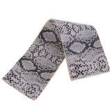 Maxbell Maxbell Simulation Snake Skin Fishing Rod Handle Leather Decoration Accessory White