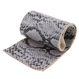 Maxbell Maxbell Simulation Snake Skin Fishing Rod Handle Leather Decoration Accessory White