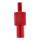 Maxbell 2xFishing Landing Net Connector Fishing Rod Thread Quick Release Adapter Red