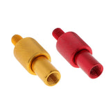 Maxbell 4xFishing Landing Net Connector Fishing Rod Thread Quick Release Adapter Red