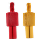 Maxbell 4xFishing Landing Net Connector Fishing Rod Thread Quick Release Adapter Red